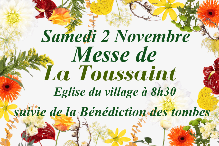 Messe de la Toussaint – samedi 2 novembre 2024