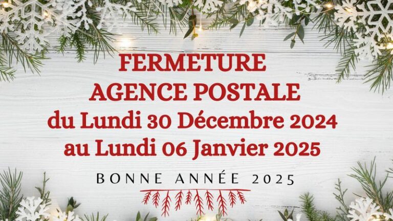 Fermeture de l’Agence Postale de La Pointe